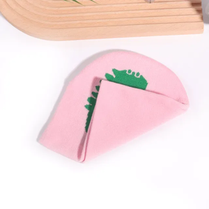 Gorro Jacquard para niños de otoño e invierno, gorros con patrón de dinosaurios, gorros cálidos de felpa de Color sólido para niños bonitos - Product Image 3