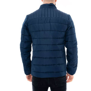 Nouvelle veste matelassée à col montant en toile OEM personnalisée pour hommes, haute qualité, tenue décontractée d'hiver, style urbain, couleurs et logo personnalisables - Product Image 2