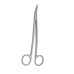 Tijeras Delicadas de Acero Inoxidable para Nariz y Amígdalas, Hojas Fomon Dentadas, Tamaño 145 mm, Tijeras Delicadas - Product Image 6