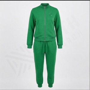 Conjuntos Deportivos de Felpa de Algodón Puro para Mujer, Elegantes, con Etiqueta de Logotipo Personalizable, de Alta Calidad, Suaves y Cálidos para Gimnasio - Product Image 1