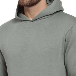 Fabricant de haute qualité broderie en relief bouffée imprimé sweats à capuche en coton pour hommes Logo personnalisé Basics sweats pour l'hiver - Product Image 3
