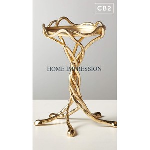 Juego de 2 candelabros hechos a mano de aluminio, forma personalizada, mesa, decoración del hogar, Navidad india, superventas - Product Image 3