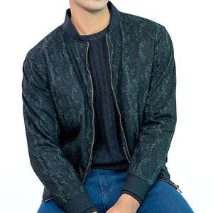 Veste bomber d'hiver de haute qualité en gros pour hommes, tissu polyester/toile coupe-vent, état neuf - Product Image 4