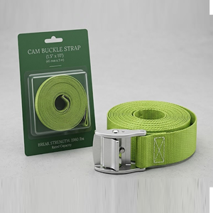Correa de amarre sin fin Provina personalizable de 25 mm/38 mm/50 mm (1 pulgada/1.5 pulgadas/2 pulgadas) con hebilla de leva, sin gancho, de poliéster, resistencia a la rotura de 800 kg - Product Image 2