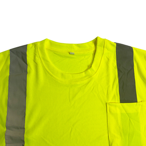 Camisa DE SEGURIDAD reflectante de manga larga de construcción HI Vis 100% poliéster de secado rápido logotipo personalizado camisa de trabajo de seguridad - Product Image 2