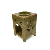 Diffuseur d'arômes artisanal en pierre naturelle, brûleur d'huiles essentielles de qualité supérieure, chauffe-parfum artisanal, lampe à huile, prix de gros direct indien