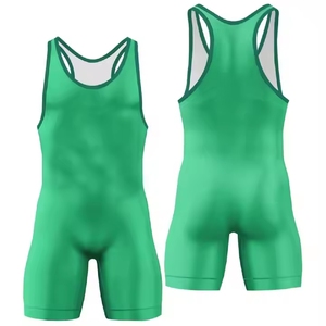 Maillots de lutte sans bretelles pour hommes professionnels, fermeture à pression, polyester/spandex respirant, haute performance, personnalisables pour l'entraînement - Product Image 5