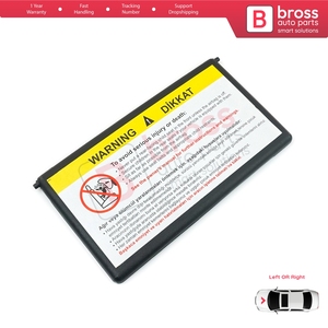 แผ่นบังแดด BDP530 พร้อมกระจกมองหลัง สีดำ สำหรับรถยนต์ C Class W203 S203 ปี 2000-2007 CL203 ปี 2001-2011 รุ่น A2038170220 - Product Image 5