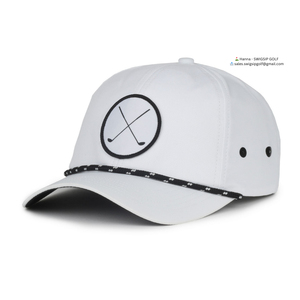 Gorras de Golf de Algodón de 5/6 Paneles Resistentes al Agua con Logotipo Personalizado al por Mayor, Gorras Bordadas con Tela Común para Uso en las Cuatro Estaciones - Product Image 5