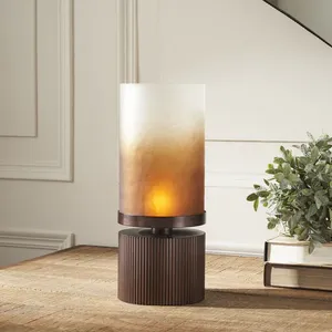เชิงเทียนโลหะและแก้วสำหรับตกแต่งโต๊ะในร่มดีไซน์หรูหรา - Product Image 1