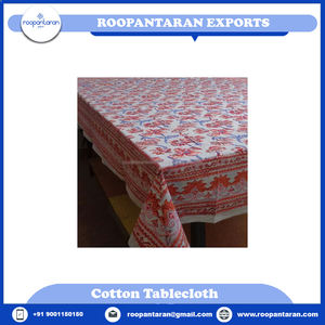 Mantel de algodón con estampado de bloques indios más vendido, decoraciones hechas a mano directas del fabricante, puntos de venta de fábrica - Product Image 6