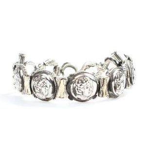 Bracelet en argent sterling 925 plaqué rhodium, motif géométrique religieux vintage, zircon tendance, idéal pour les cadeaux - Product Image 3