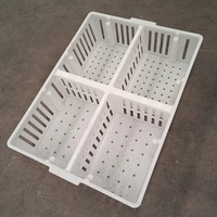 16 cm Hauteur 4 Grilles Panier de Retournement Haute Qualité Plastique Poussin Boîte de Transport Bébé Poussin Caisse de Transport