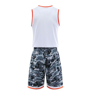 <b>Cheap</b> Quick Dry Breathable 100% Polyester Sleeveless Basketball Uniform <b>Sets</b> Custom Team High Quality Men's All Seasons - Product Image 2