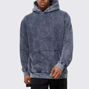 Personnalisation confortable coton Polyester mélangé hommes lavage à l'acide sweats à capuche haute exigence qualité supérieure lavage à l'acide sweats à capuche 2026 - Product Image 6