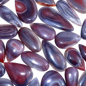 Vente en gros de cabochon en agate du Botswana de haute qualité pierre précieuse de quartz naturel ++ en vrac de haute qualité pour la fabrication de bijoux fournitures de guérison - Product Image 3