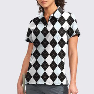 Girls Golf Clothing <b>Women</b> <b>Polo</b> <b>Shirts</b> Golf <b>Shirts</b> with logo Custom logo Printed for Women100% Cotton Short Sleeve Anti-wrinkle - Product Image 6