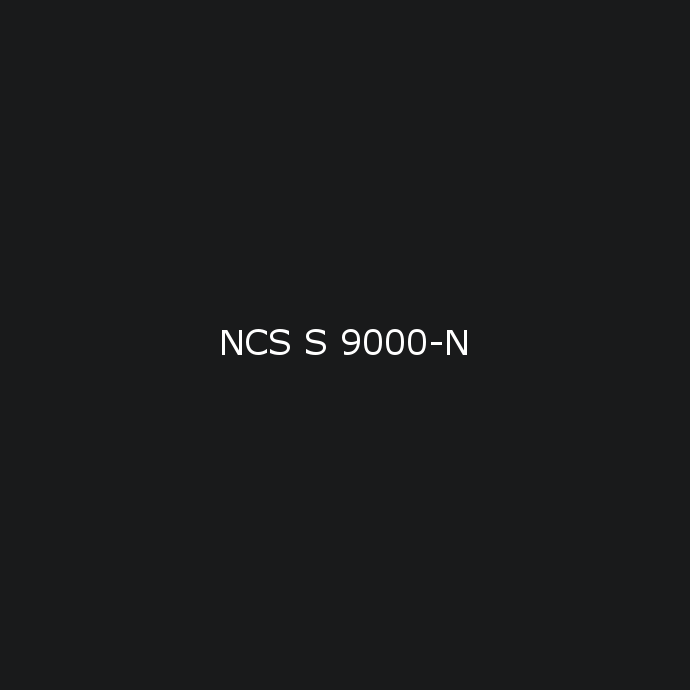 Black [NCS S 9000-N]