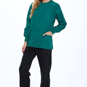 Conjuntos de uniformes de Médico y Hospital, chaquetas médicas personalizadas, uniformes de enfermera, chaqueta de manga larga para mujer - Product Image 5