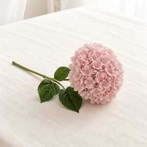 Fiore Artificiale di Ortensia in Seta a Testa Grande <span class=keywords><strong>con</strong></span> Stelo per Bouquet da Sposa e Centrotavola, Vendita all'Ingrosso - Product Image 1