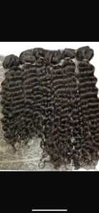 ผมต่อและมัดผมมนุษย์แบบไม่ผ่านกระบวนการผมมนุษย์แบบไม่ผ่านกระบวนการผมลอนแบบลอน - Product Image 3