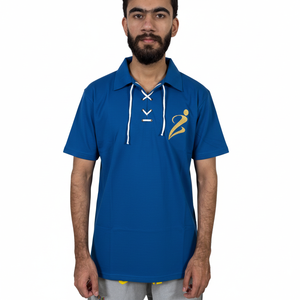 เสื้อโปโลผ้าฝ้าย 100% สปอร์ต ปักโลโก้ ระบายอากาศได้ดี แขนสั้น สำหรับกอล์ฟ สีสันตามสั่ง เสื้อโปโลชาย - Product Image 1