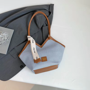 Sac fourre-tout rose grande capacité, nouvelle collection été 2025, pour femme, sac à main décontracté, sac à bandoulière ou à l'épaule - Product Image 2