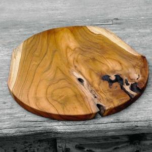 Tabla de cortar de madera sostenible para uso en cocina de alta gama con tabla de cortar de primera calidad con acabado antiguo - Product Image 6