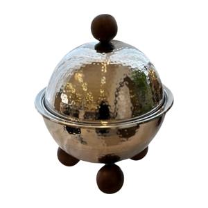 Plato de cazuela martillado con acabado de plata antigua más exigente Nueva llegada Calidad fabulosa a precio razonable - Product Image 2