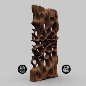 Moderna Decoración de Pared de Madera 3D Paramétrica con Marco Amarillo Limón Estilo Art Deco, para Retratos de Cumpleaños, con Opción de Colgar en Estante Flotante - Product Image 1