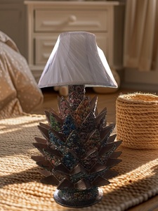 Lampe de table durable en papier mâché pour décoration intérieure de chambre à coucher - Product Image 5