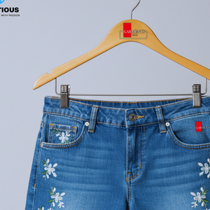 Shorts Casuales de Pana para Mujer, Ajustados, 100% Algodón, Antiestáticos, Shorts de Verano, Cierre de Botones, Cintura Media, Pierna Recta - Product Image 2