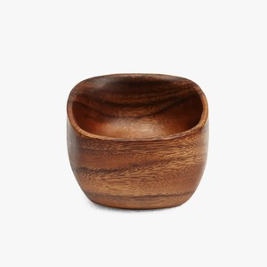 Bol en bois d'acacia massif ensemble de service de dîner bols en bois durable de bonne qualité vaisselle - Product Image 3