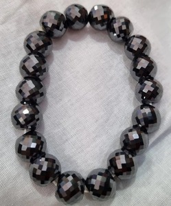 12มม. สีดำเพชรโมอิสเหลี่ยมเพชรพลอยลูกปัดสร้อยข้อมือเพชร AAA ตัดหลวมทำเพชรสำหรับเครื่องประดับเพชร - Product Image 1