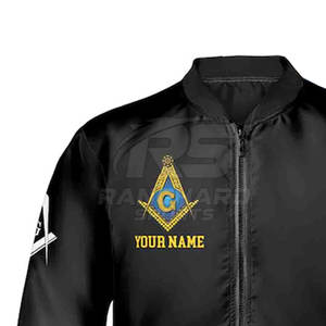 Veste de Franc-Maçonnerie Personnalisée pour Hommes, Manteau Brodé Maçonnique, Veste de Cérémonie Maçonnique - Product Image 4