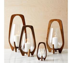 Linterna de marco de madera con cubierta de vidrio, tamaño personalizado, decoración Interior - Product Image 6