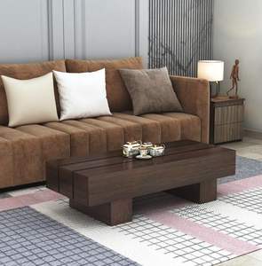 Mesa de té moderna multiusos Muebles de tetera de madera duraderos para el hogar Exigentes para el propósito del espacio vital para la Oficina y el hogar - Product Image 1