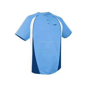 Uniforme de béisbol de la mejor calidad, uniforme de béisbol de secado rápido para hombres, uniforme de equipo de béisbol de manga corta - Product Image 2
