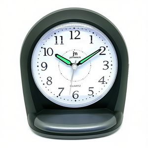 Reloj Despertador Negro JA7079N JUSTAMINUTE con Función de Repetición para Escritorios y Mesas, Diseñado para Lowell - Product Image 2