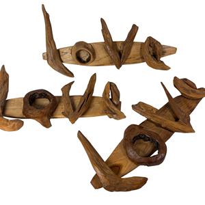 Panneaux muraux uniques en bois pour la famille, décoration de salon, maison, design Art Déco, mariage, esthétique intérieure, en teck - Product Image 6