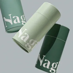 Tubo de papel de cilindro redondo de Kraft Biodegradable, ropa interior personalizable, embalaje, calcetines, camiseta