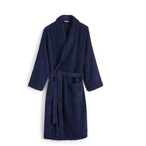 Peignoir de luxe 100% coton doux tissé couleur unie séchage rapide taille haute fermeture éclair braguette à manches courtes 780 grammes pour l'hiver fabriqué au Vietnam - Product Image 1