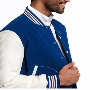 Chaqueta Universitaria Unisex de Lona, Diseño Personalizado, Alta Calidad, Impermeable, Transpirable, Abrigo de Béisbol Cálido, Venta al por Mayor del Fabricante - Product Image 2