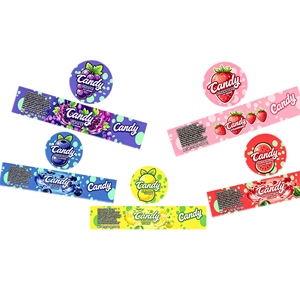 Cartoon Irregular Holographic PVC Custom Die Cut <b>Stickers</b> 3d UV Waterproof Jar Wrap Labels With <b>Logo</b> Patterns - Product Image 3
