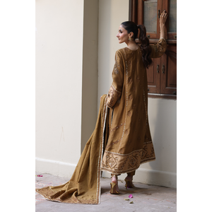 Conjunto de Camisa y Dupatta de Satén Nina - Product Image 3