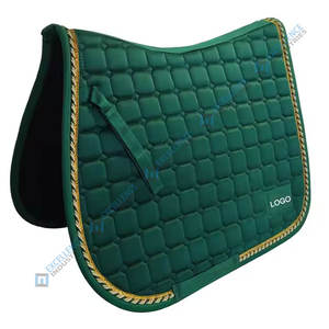 Almohadilla de sillín de satén Premium ligera para caballos Soporte cómodo Material transpirable Diseño personalizable Logotipo Servicio OEM - Product Image 2