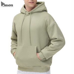 Nouveau sweat à capuche en molleton streetwear personnalisé de haute qualité, hiver, délavé à l'acide, délavé au soleil, effet usé, double couche, uni, personnalisé - Product Image 3