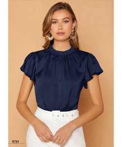 Vestidos casuales de ropa India pakistaní para mujeres con tops cortos elegantes y faldas de mezclilla en línea - Product Image 2