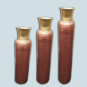 Vase à fleurs en fer de style côtier haut et mat en laiton 2026, décoration élégante en métal, salon moderne, vente en gros directe d'usine, meilleur prix - Product Image 5