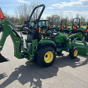 Tracteur Mini Johnn Deerre 2025R ROPS pliant phares à LED et feux d'aile Régulateur de vitesse Mini tracteur avec avant et pelleteuse - Product Image 5